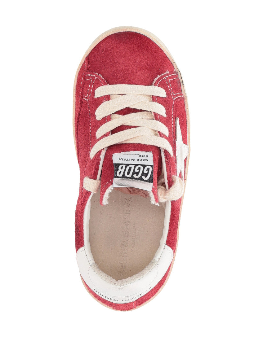 Babies Red Lace-up Sneakers 4