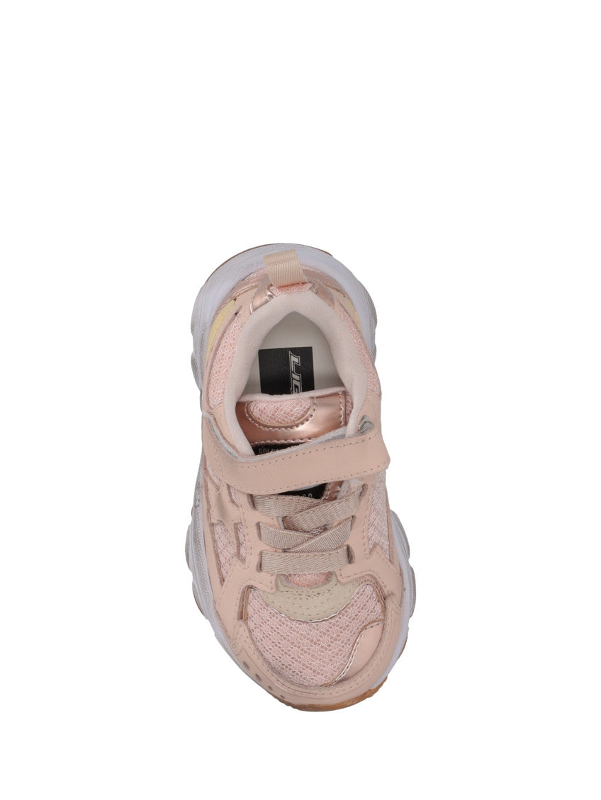 Babies Pink Lace-up Sneakers 3