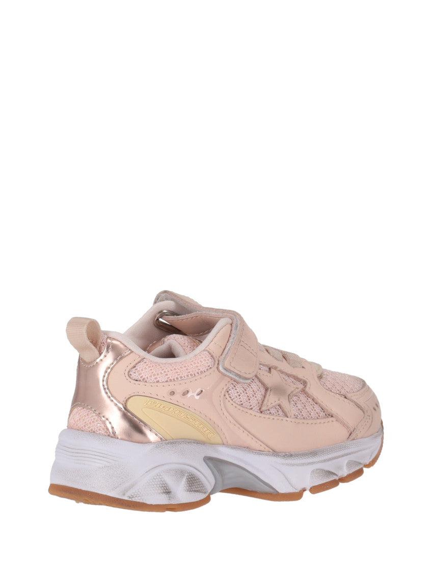Babies Pink Lace-up Sneakers 4