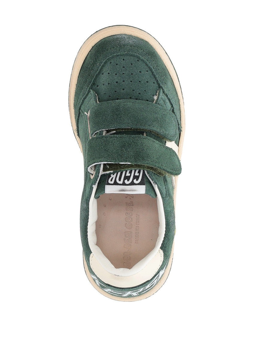 Babies Dark Green Logo Sneakers 4