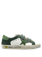 Kids Green Logo Sneakers 1