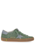 Kids Green Lace-up Sneakers 1