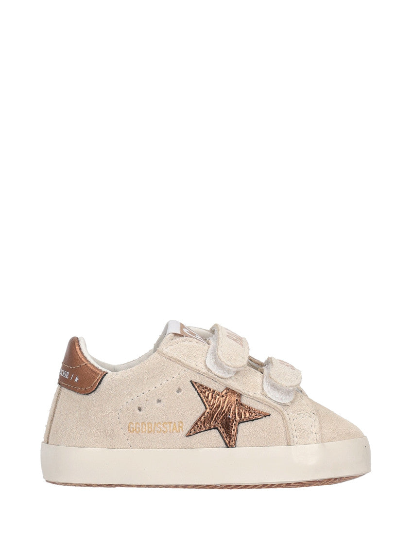 Babies Beige Velcro Sneakers 1