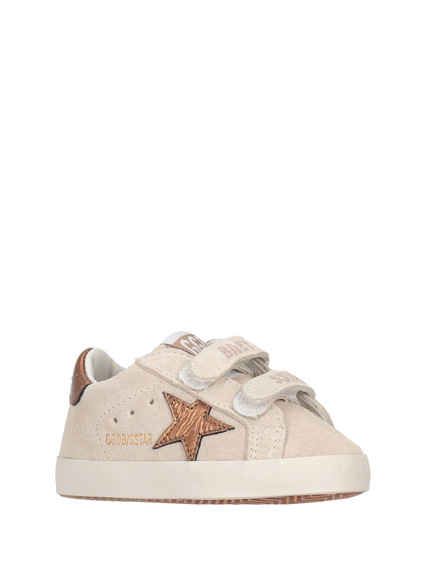 Babies Beige Velcro Sneakers 2
