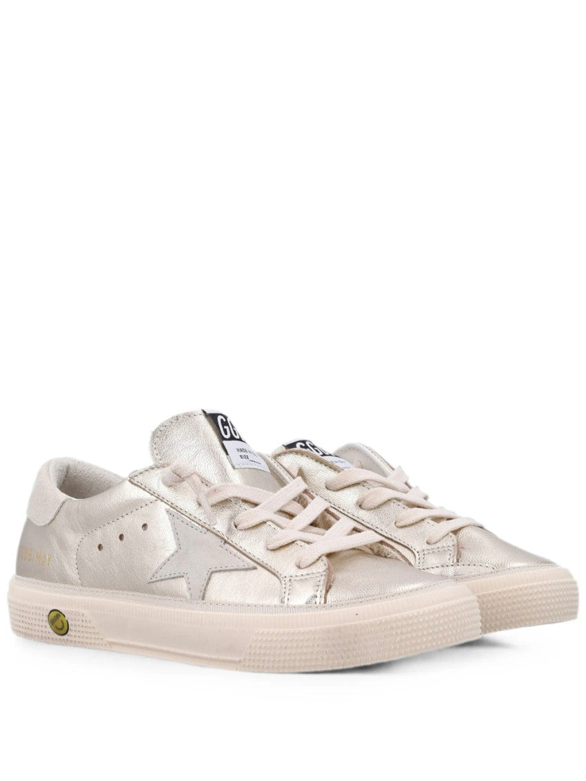 Girls Platinum Lace-up Sneakers 2