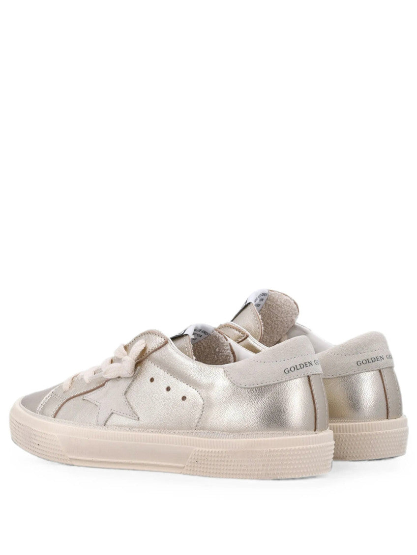 Girls Platinum Lace-up Sneakers 3