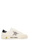 Kids White Embellished Sneakers 1