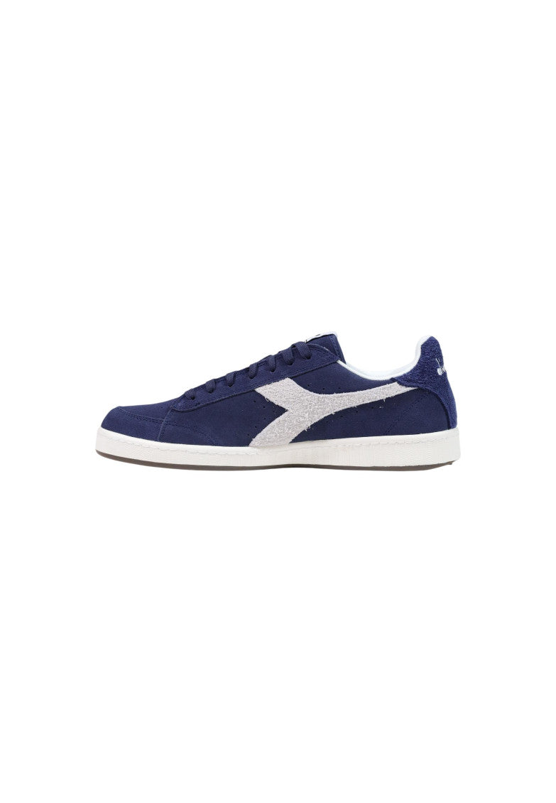 Blue Low Suede Sneakers 3