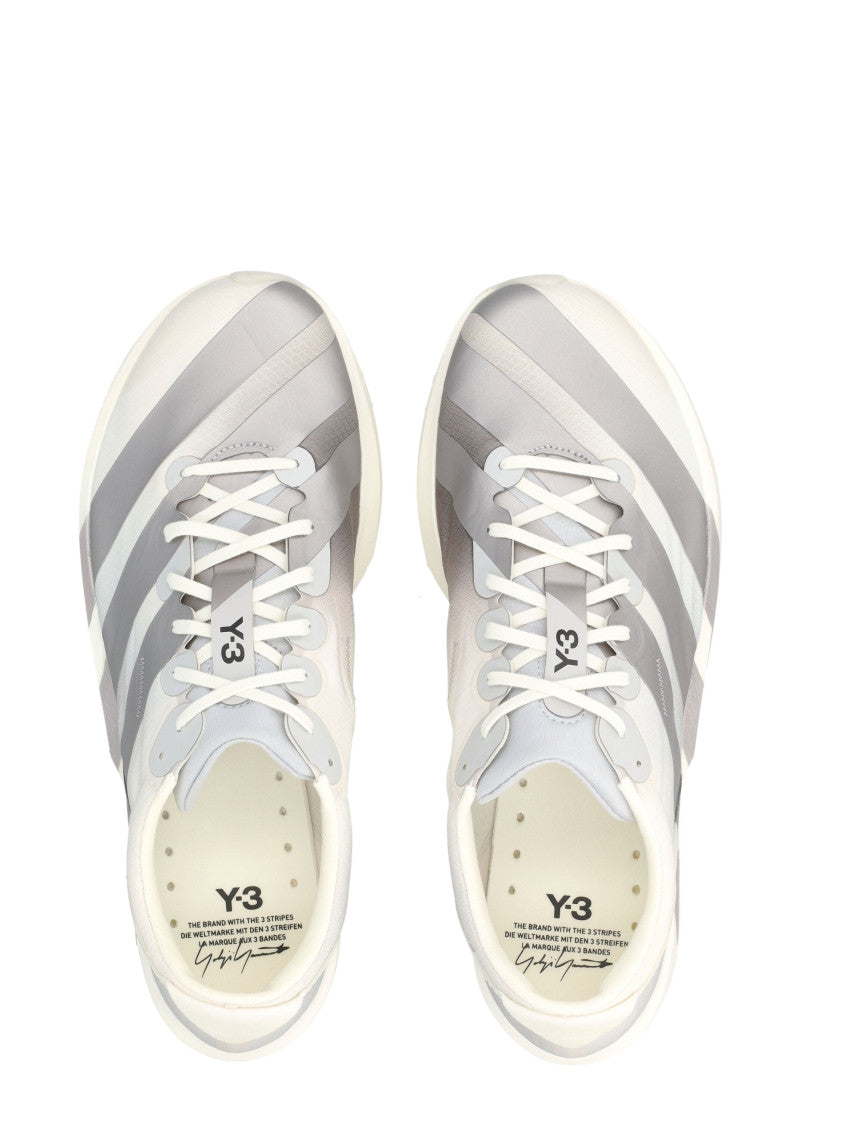 White Color Block Sneakers 2