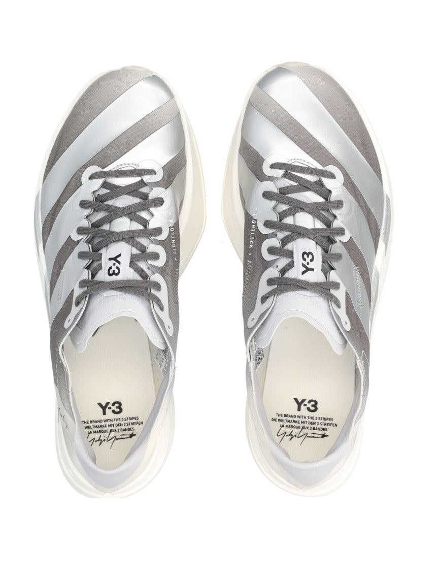 White Graphic Runner Sneakers 2