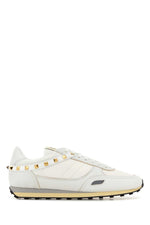 White Studded Sneaker 1
