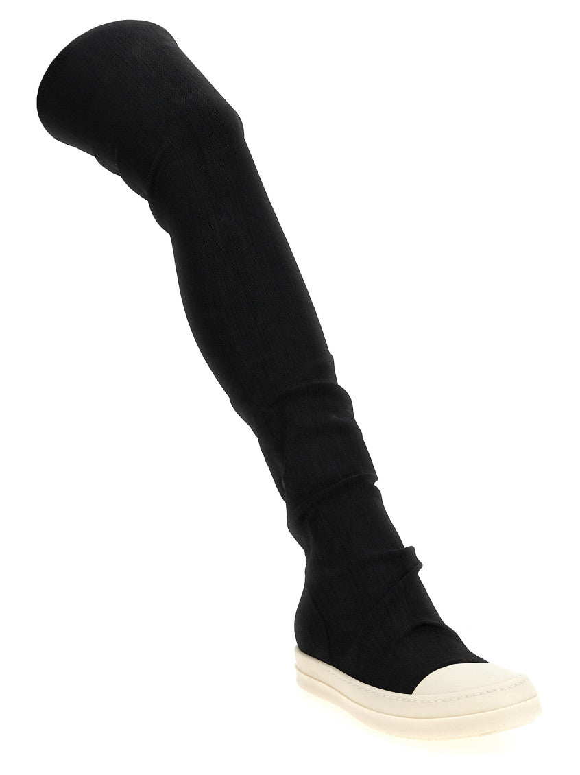 Black High Sock Sneakers 2