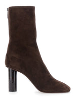 Brown High-heeled Ankle Boots 1