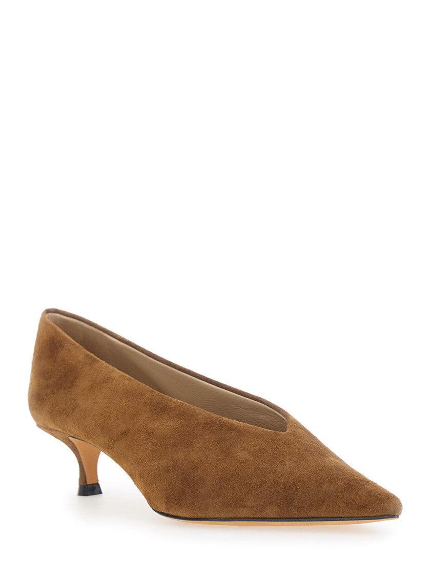 Brown Slip-on Pumps 2