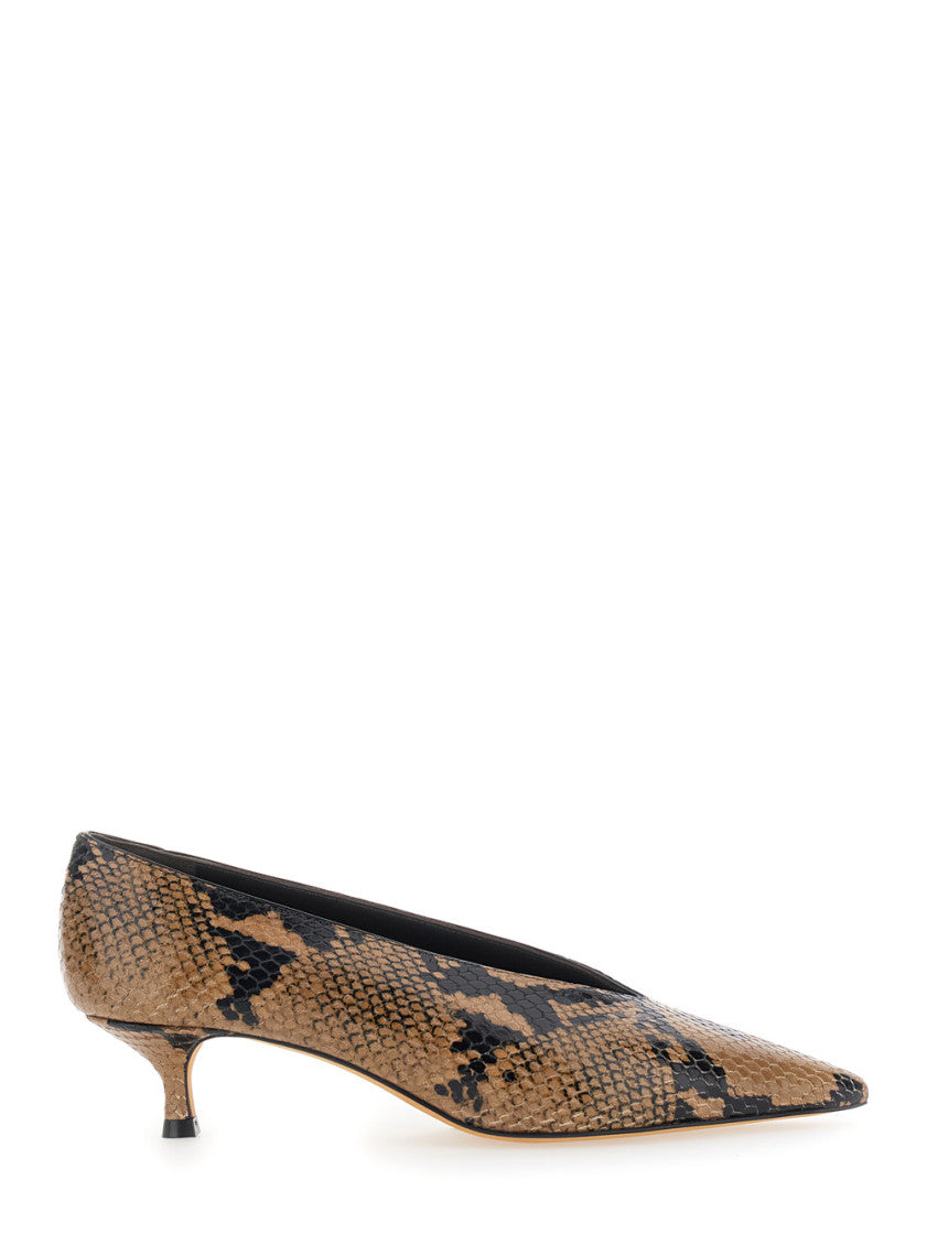 Brown Pointed-toe Pumps 1