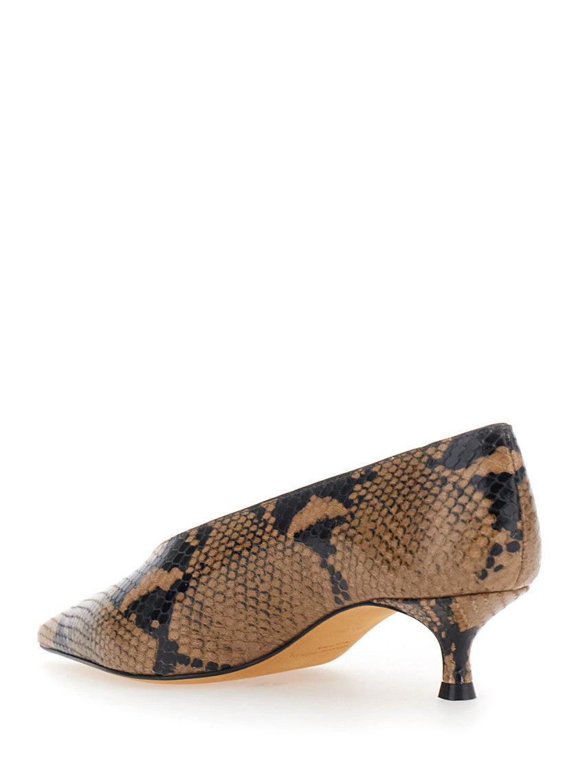 Brown Pointed-toe Pumps 3