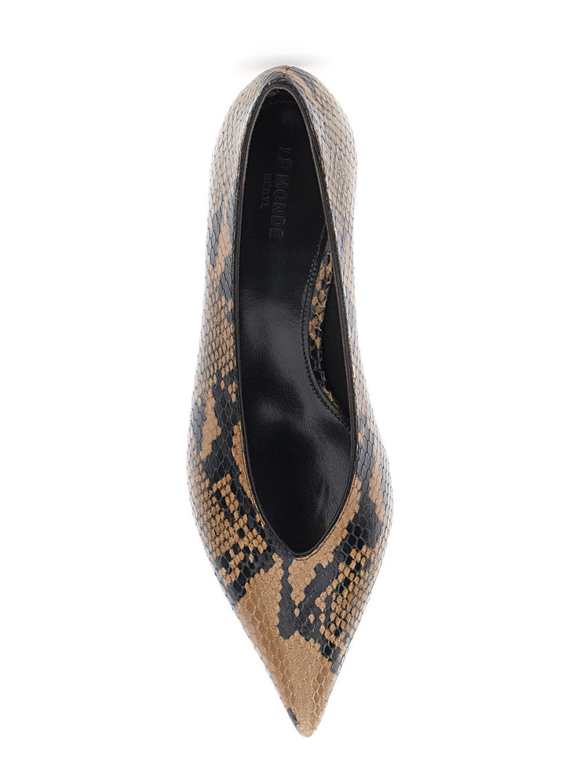 Brown Pointed-toe Pumps 4