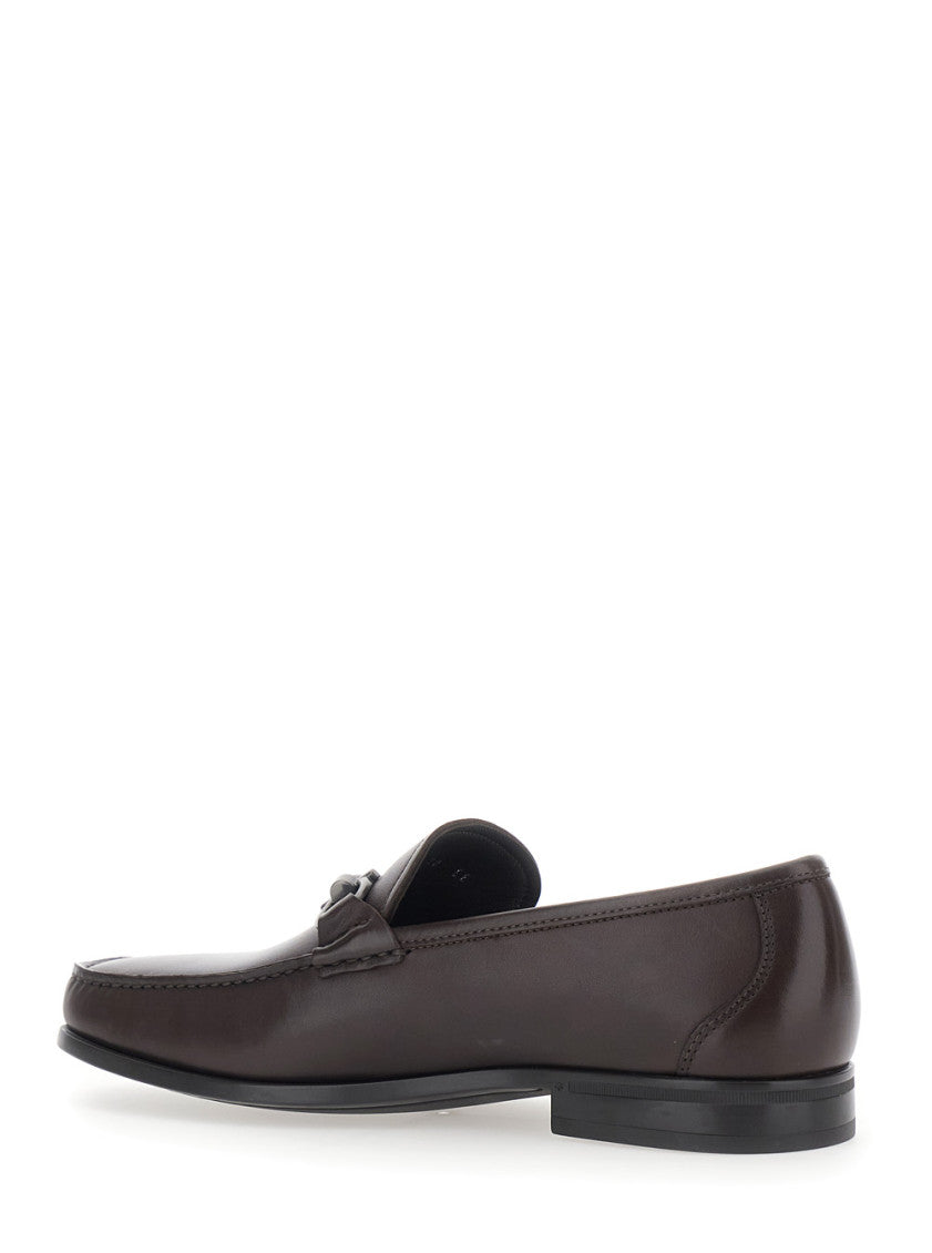 Brown Leather Loafers 2