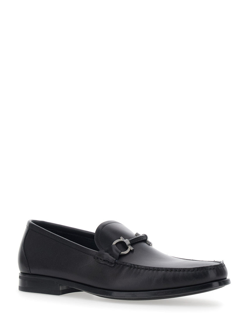 Black Leather Loafers 1