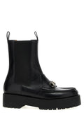 Black Leather Ankle Boots 1