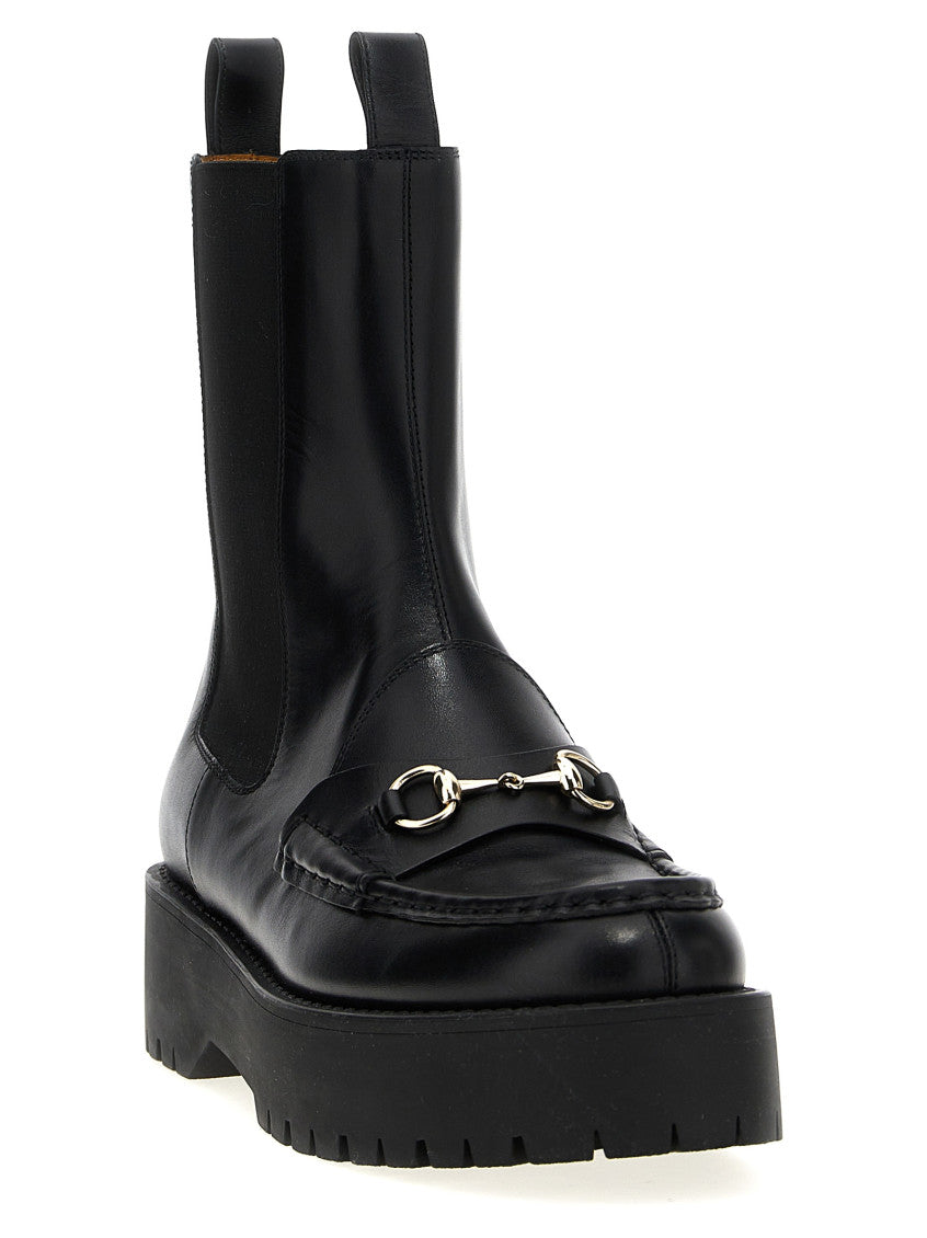 Black Leather Ankle Boots 2