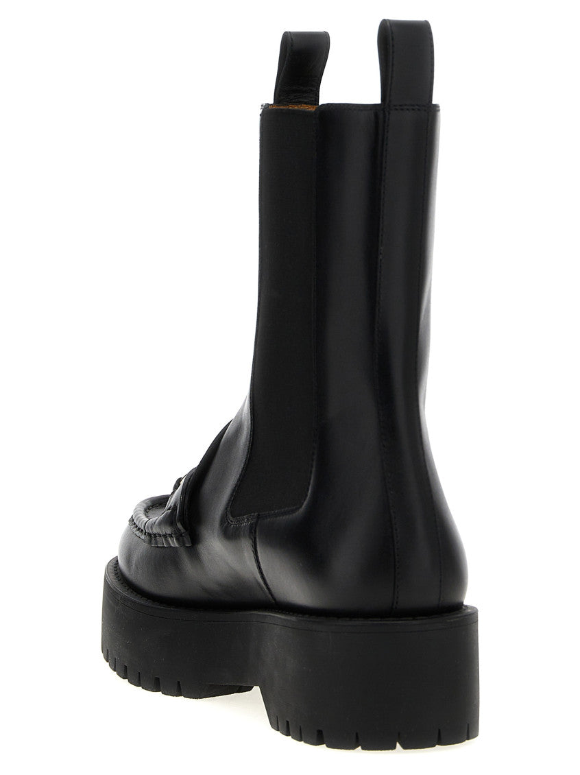 Black Leather Ankle Boots 3