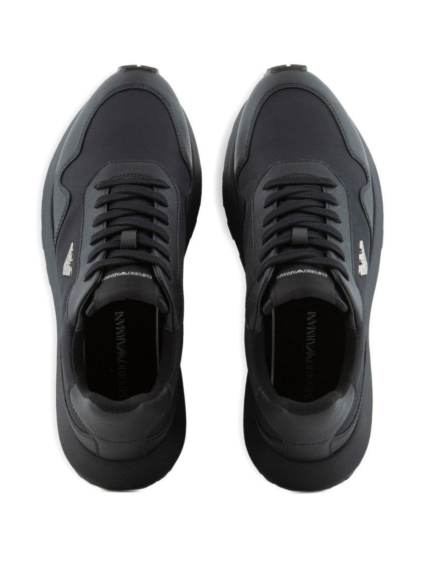 Black Logo Sneakers 3