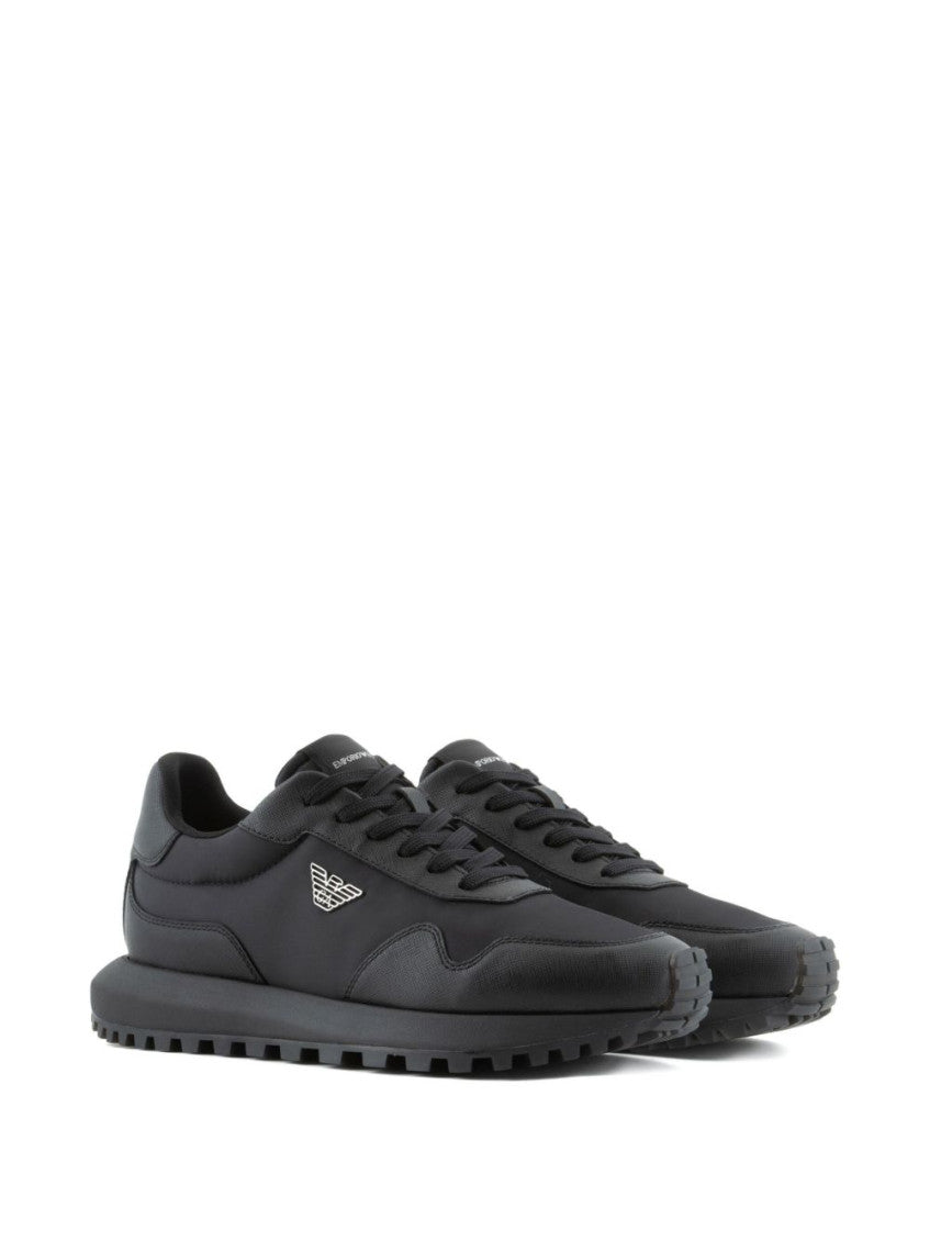 Black Logo Sneakers 4