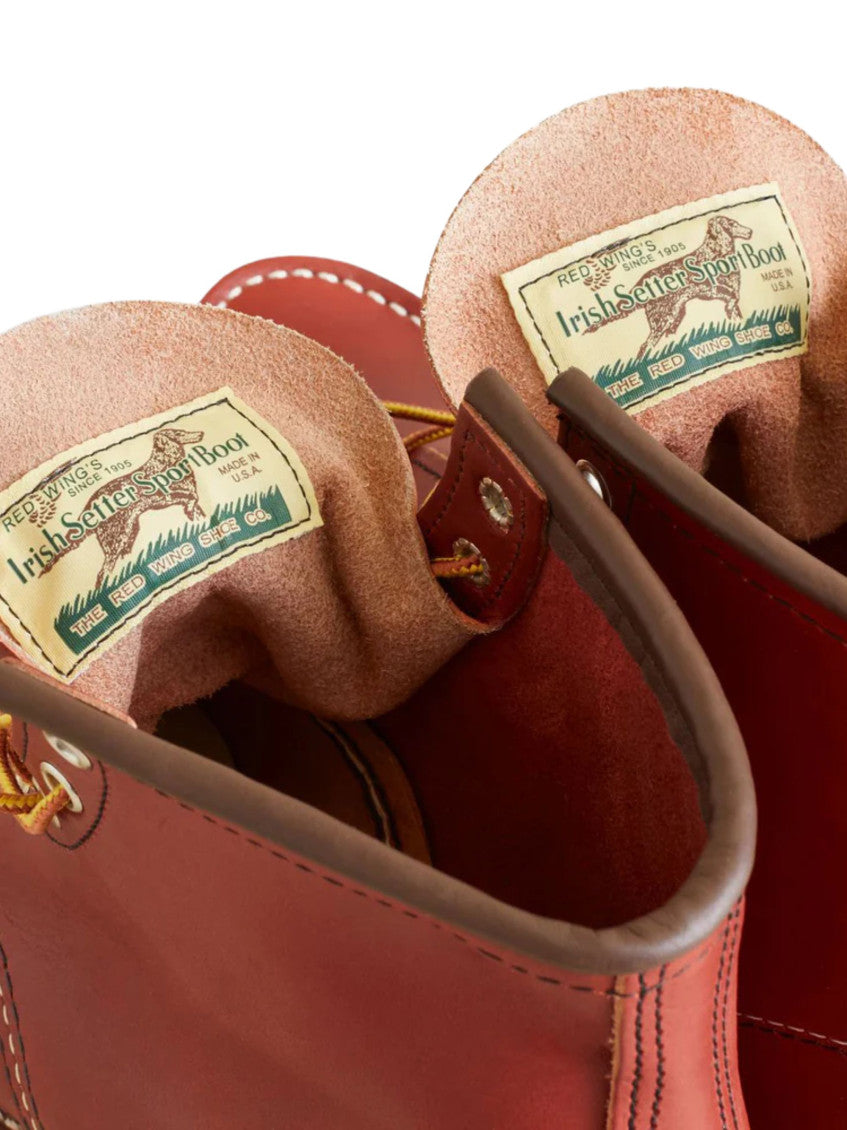 Red Classic Ankle Boots 4