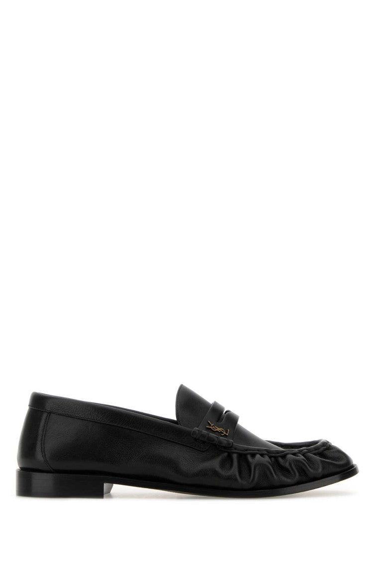 Black Leather Loafers 1