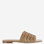Beige Leather Sandals 1