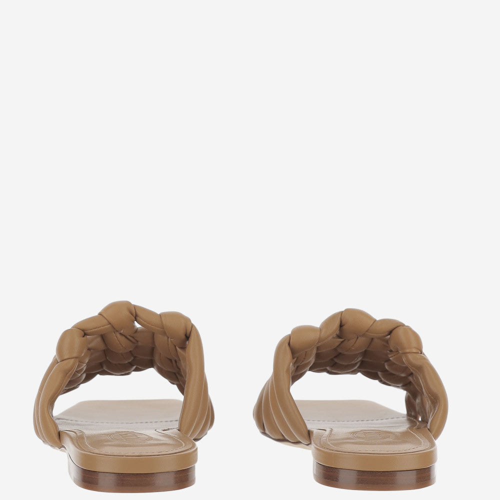 Beige Leather Sandals 3