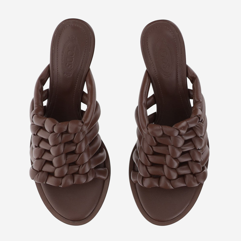 Brown Leather Heels 4