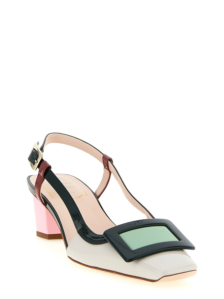 Multicolor Slingback Pumps 2