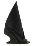 Black Leather Heels 1