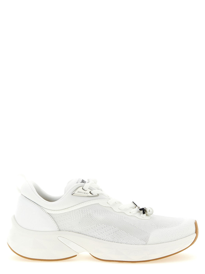 White Lace Up Sneakers 1
