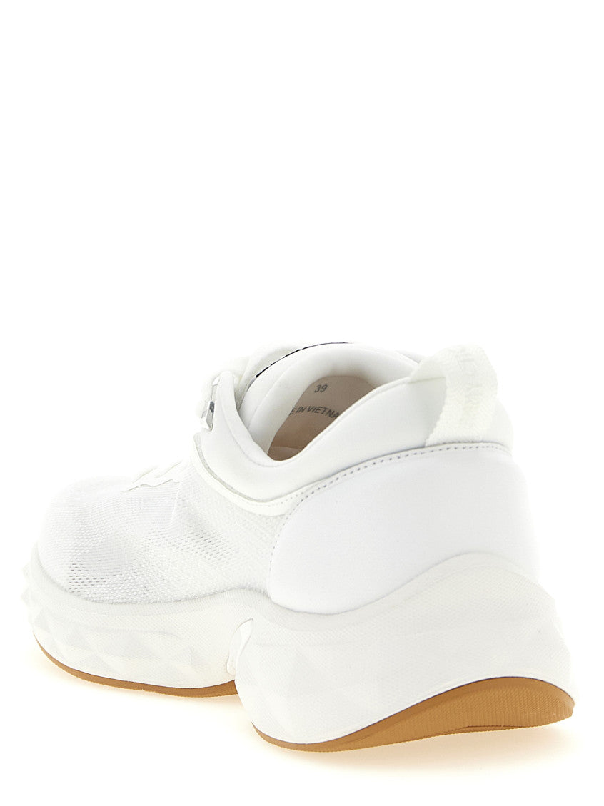White Lace Up Sneakers 3