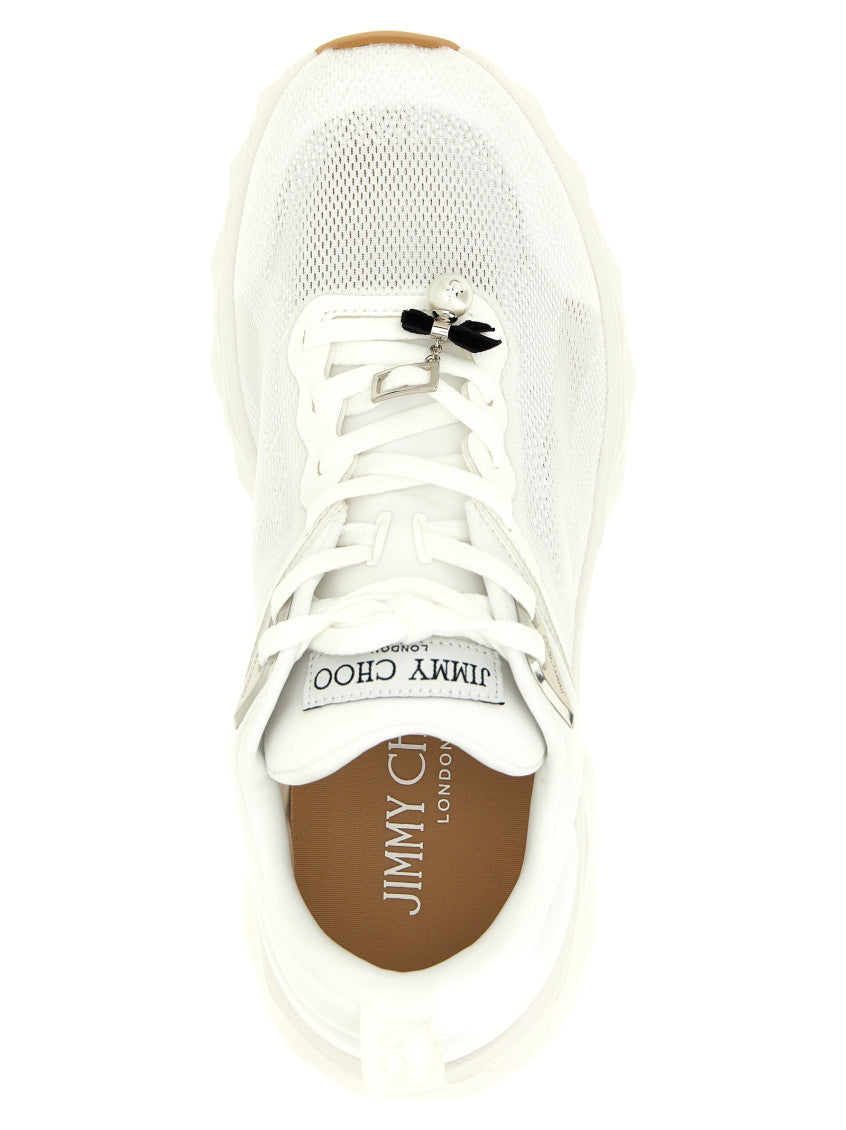 White Lace Up Sneakers 4