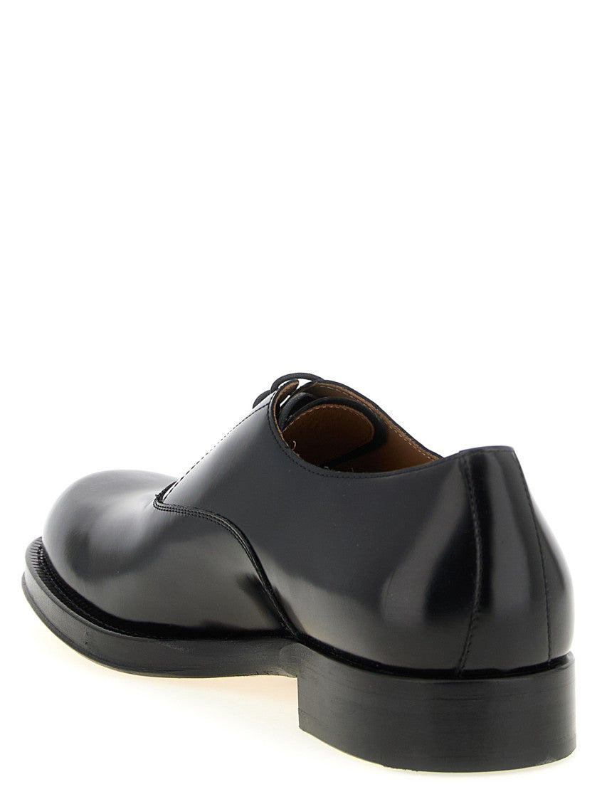 Black Leather Lace-Up Shoes 3
