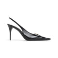 Black Leather Pumps 1