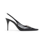 Black Leather Pumps 1