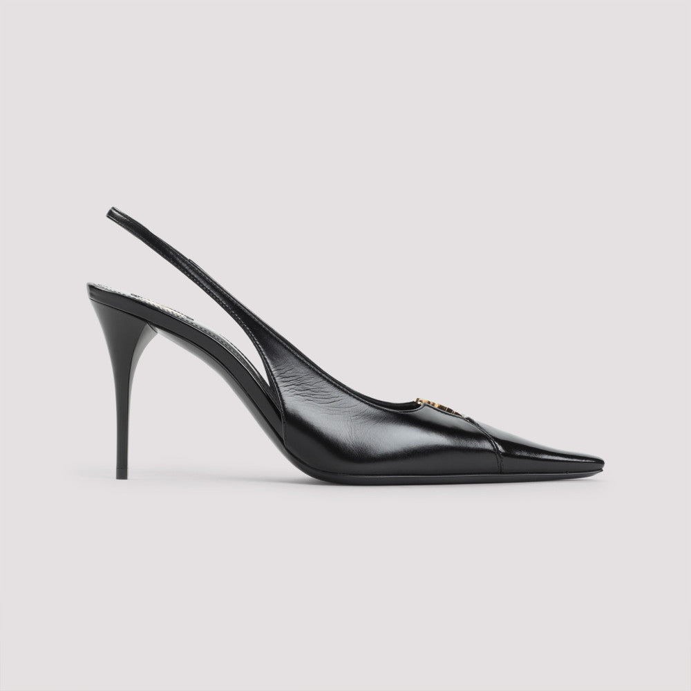 Black Leather Pumps 3