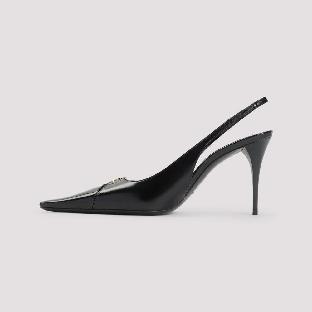 Black Leather Pumps 4
