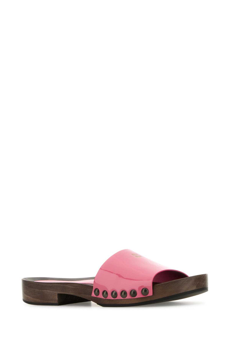 Pink Leather Sandals 2