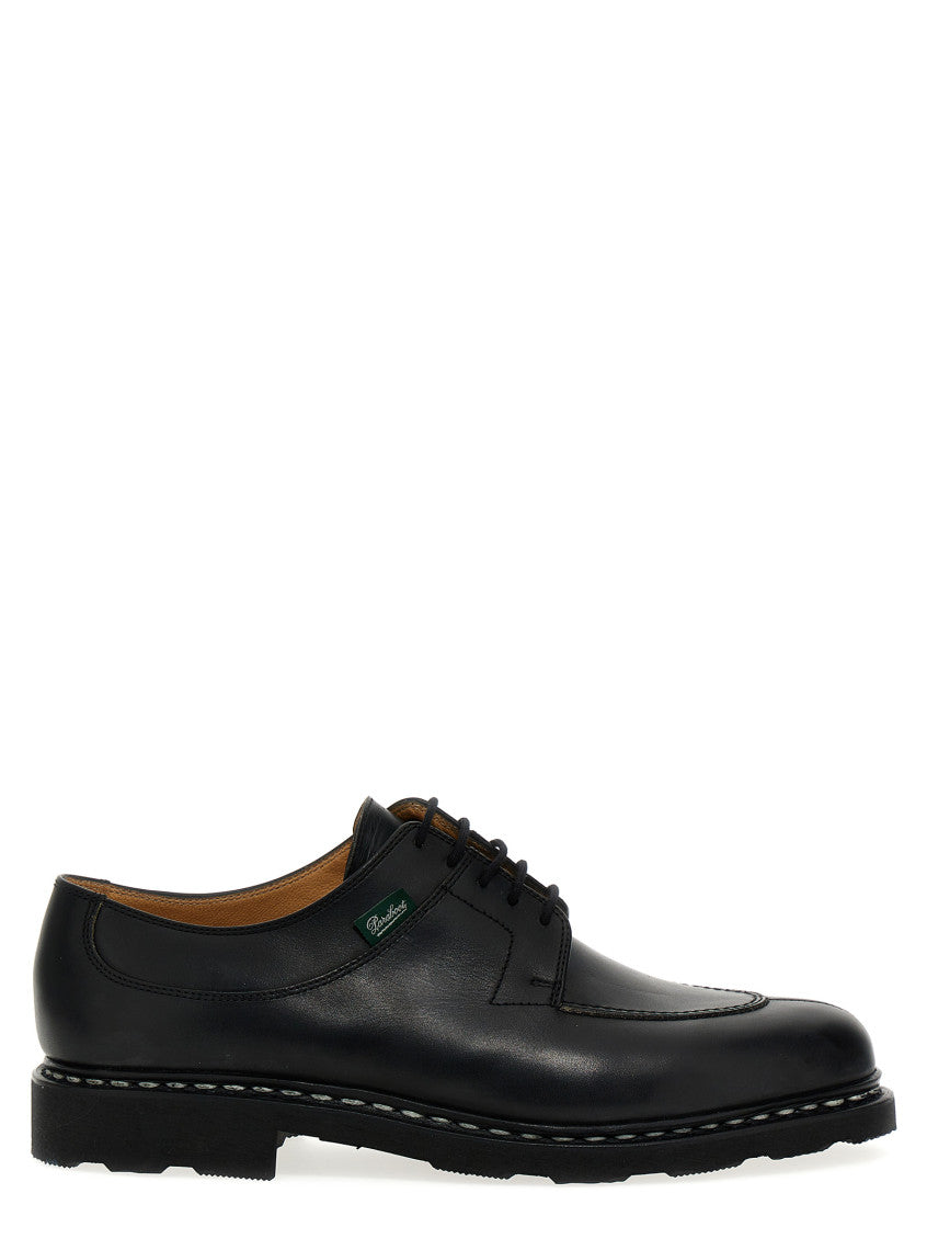 Black Leather Lace Up Shoes 1