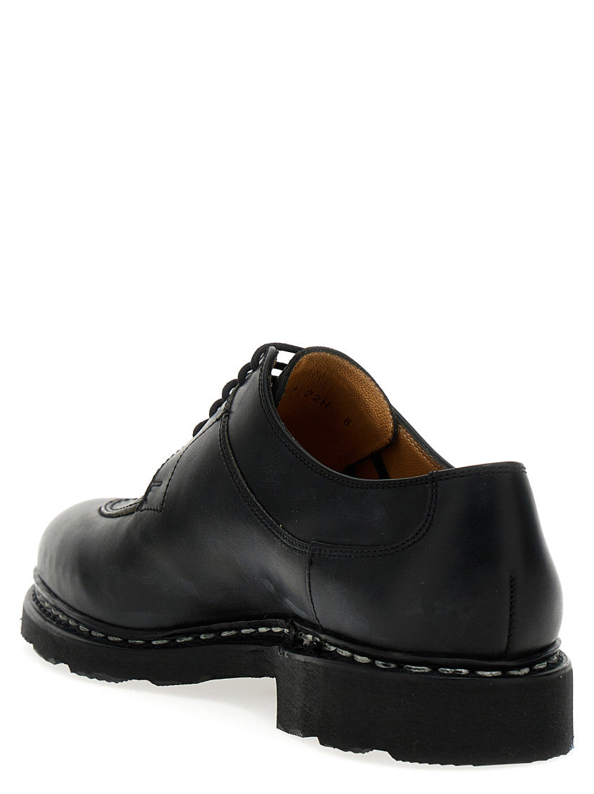 Black Leather Lace Up Shoes 2