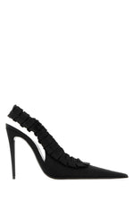 Black Pointed Toe Pumps 1