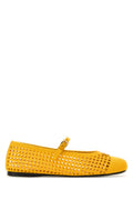 Yellow Crochet Ballet Flats 1