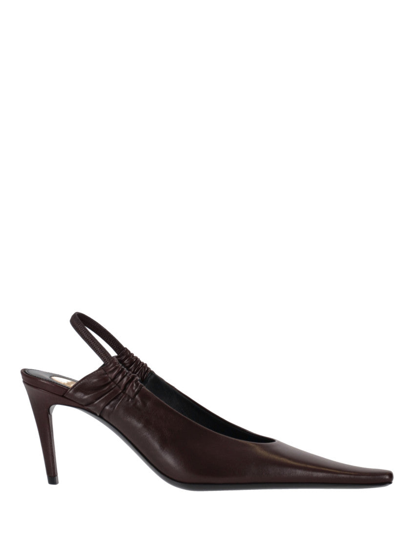 Brown Pointed Toe Pumps 1