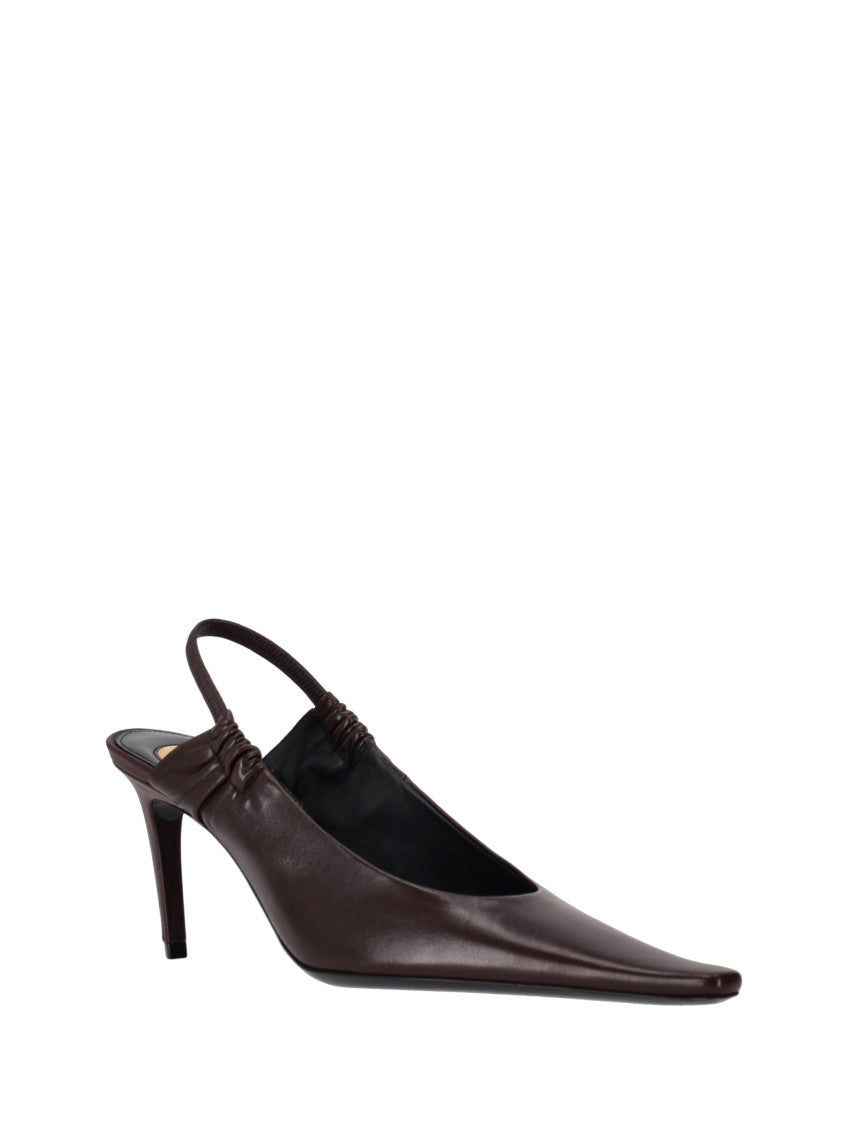 Brown Pointed Toe Pumps 2